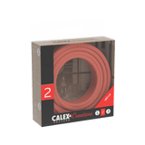 Calex Creations Textiel kabel - Oranje - 1.5meter