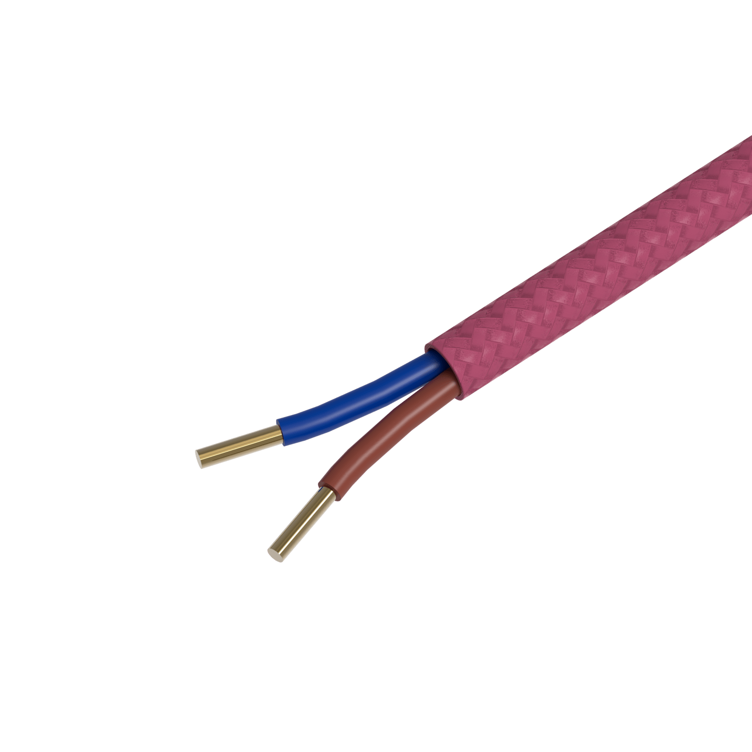 Calex Creations Textiel kabel - Roze - 1.5meter
