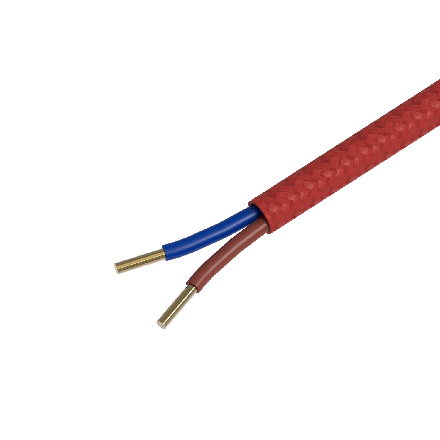 Calex Creations Textiel kabel - Rood - 1.5meter