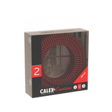 Calex Creations Textiel kabel - Rood/Zwart - 1.5meter