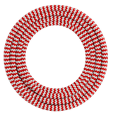 Calex Creations Textiel kabel - Rood/Wit - 1.5meter