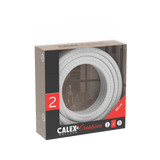 Calex Creations Textiel kabel - Wit - 1.5meter