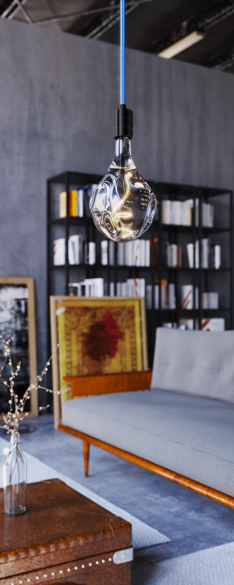 Calex Creations Fitting - E27 - 3-Ring model - Zwart