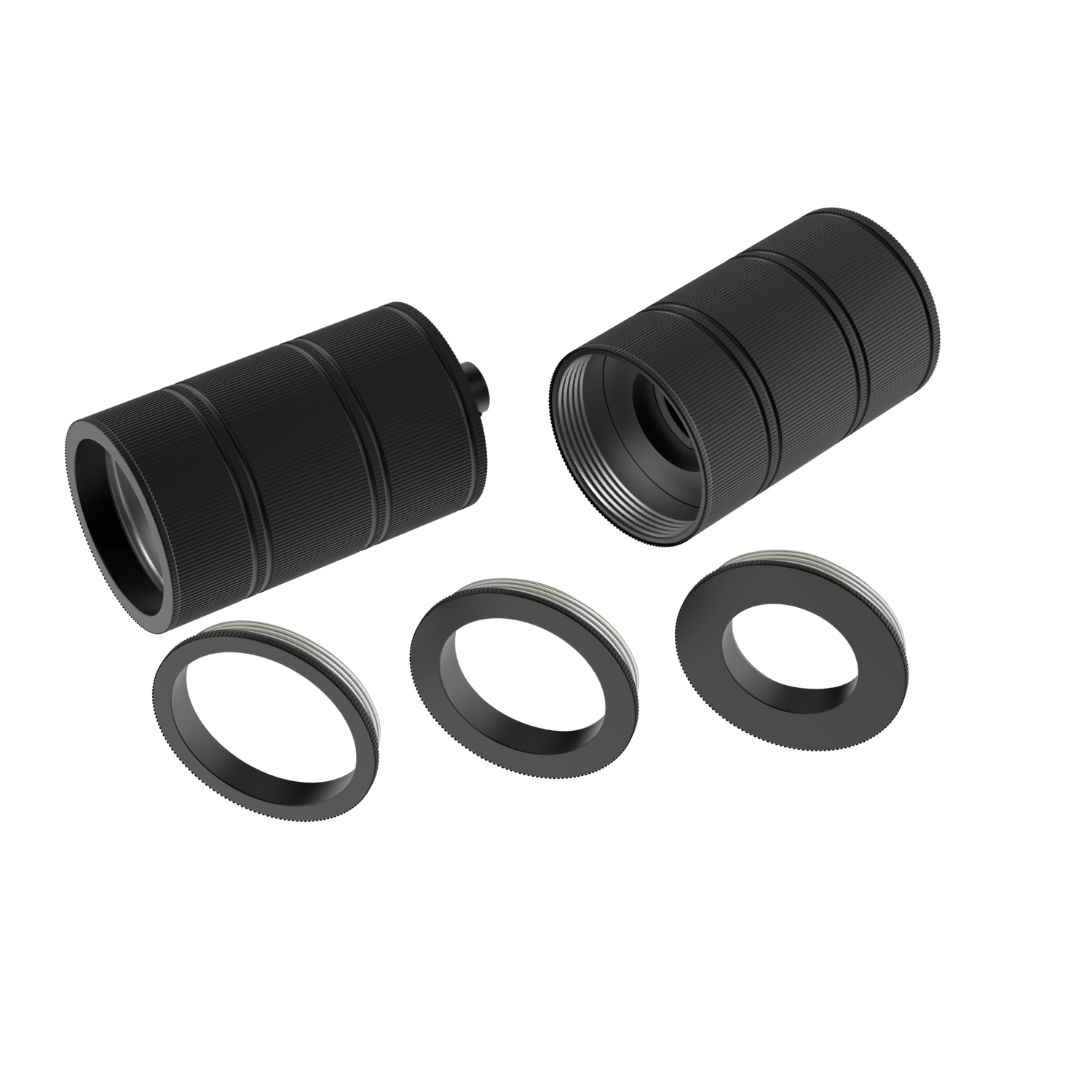 Calex Creations Fitting - E27 - 3-Ring model - Zwart