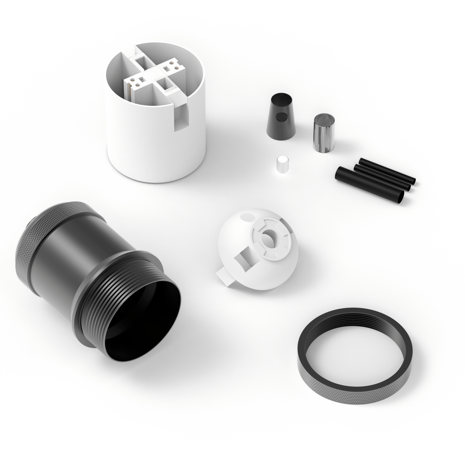 Calex Creations Fitting - E27 - Peak model - Zwart