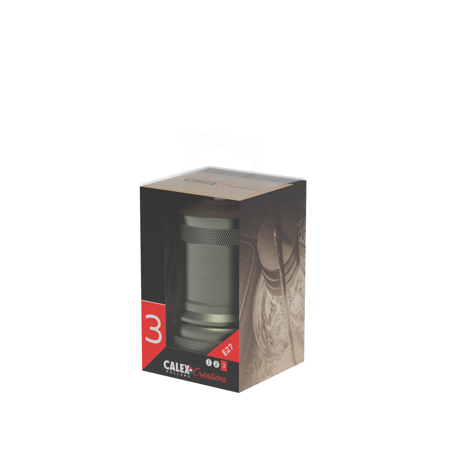 Calex Creations Fitting - E27 - Peak model - Brons