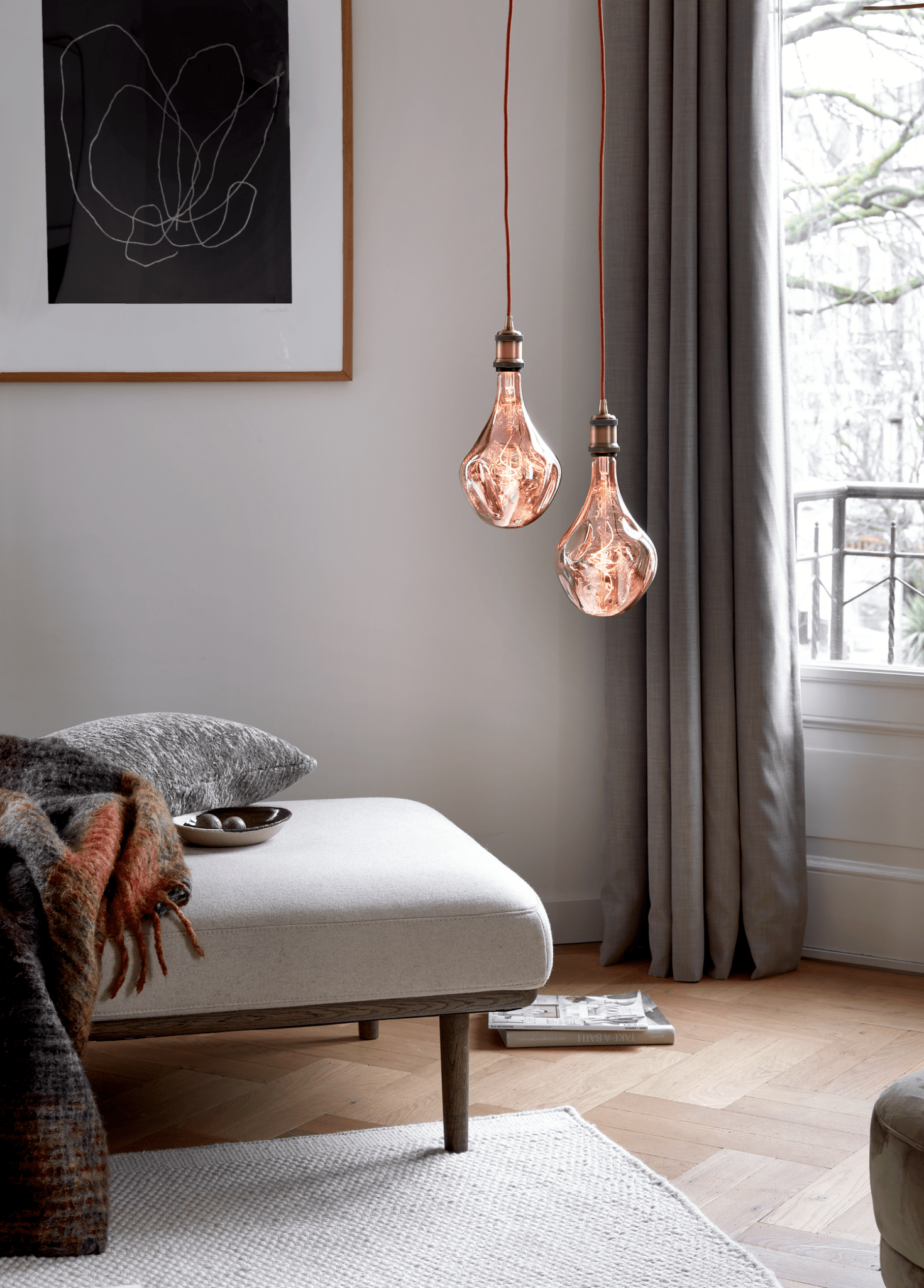 Calex Creations Lamphouder - Koper - E27 - Peak model