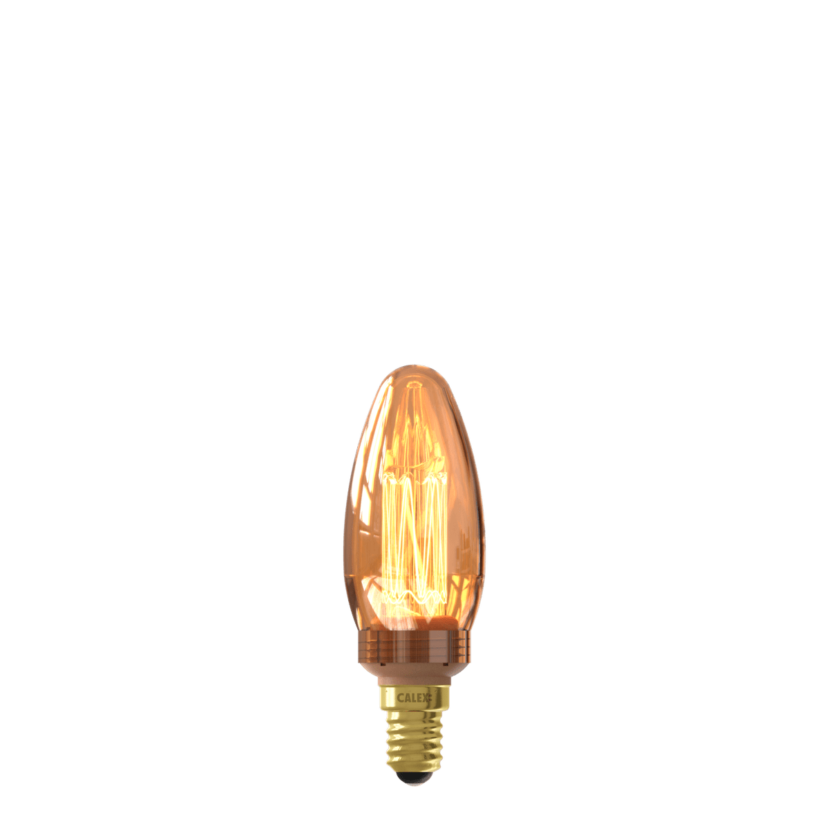 Calex Ampoule LED Crown - E14 - B35 - Or