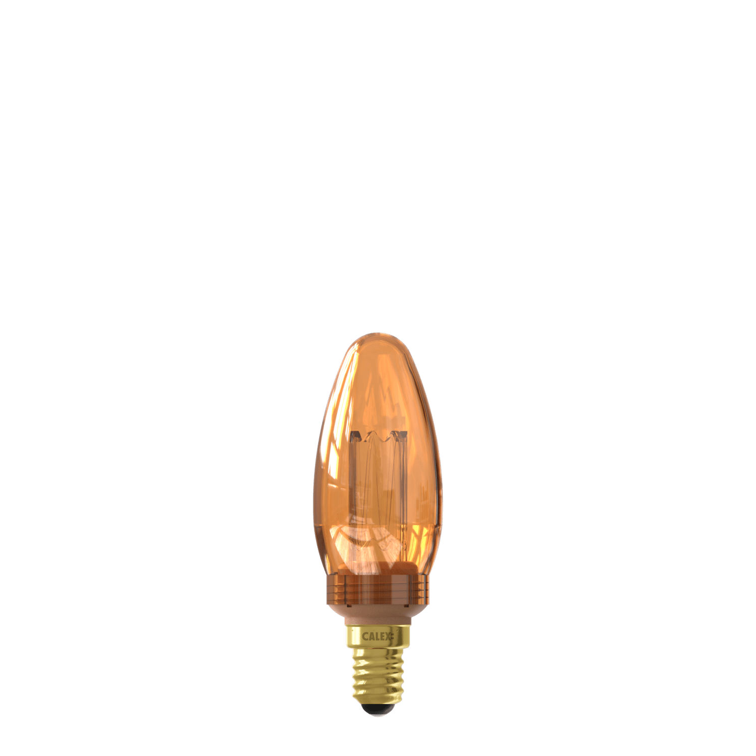 Calex Ampoule LED Crown - E14 - B35 - Or