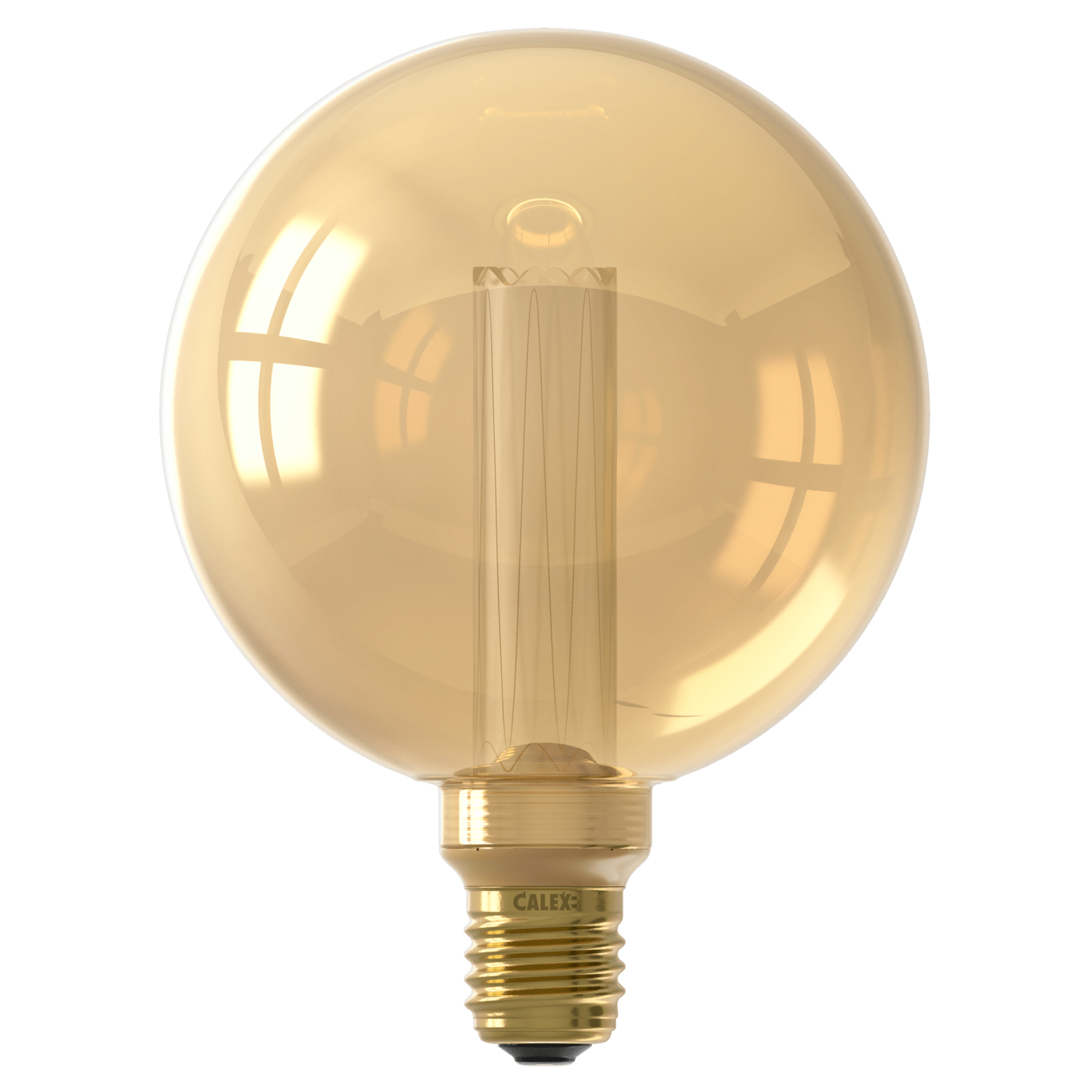 Calex Crown LED Bulb - E27 - G125 - Gold - 3.5W - Dimmable