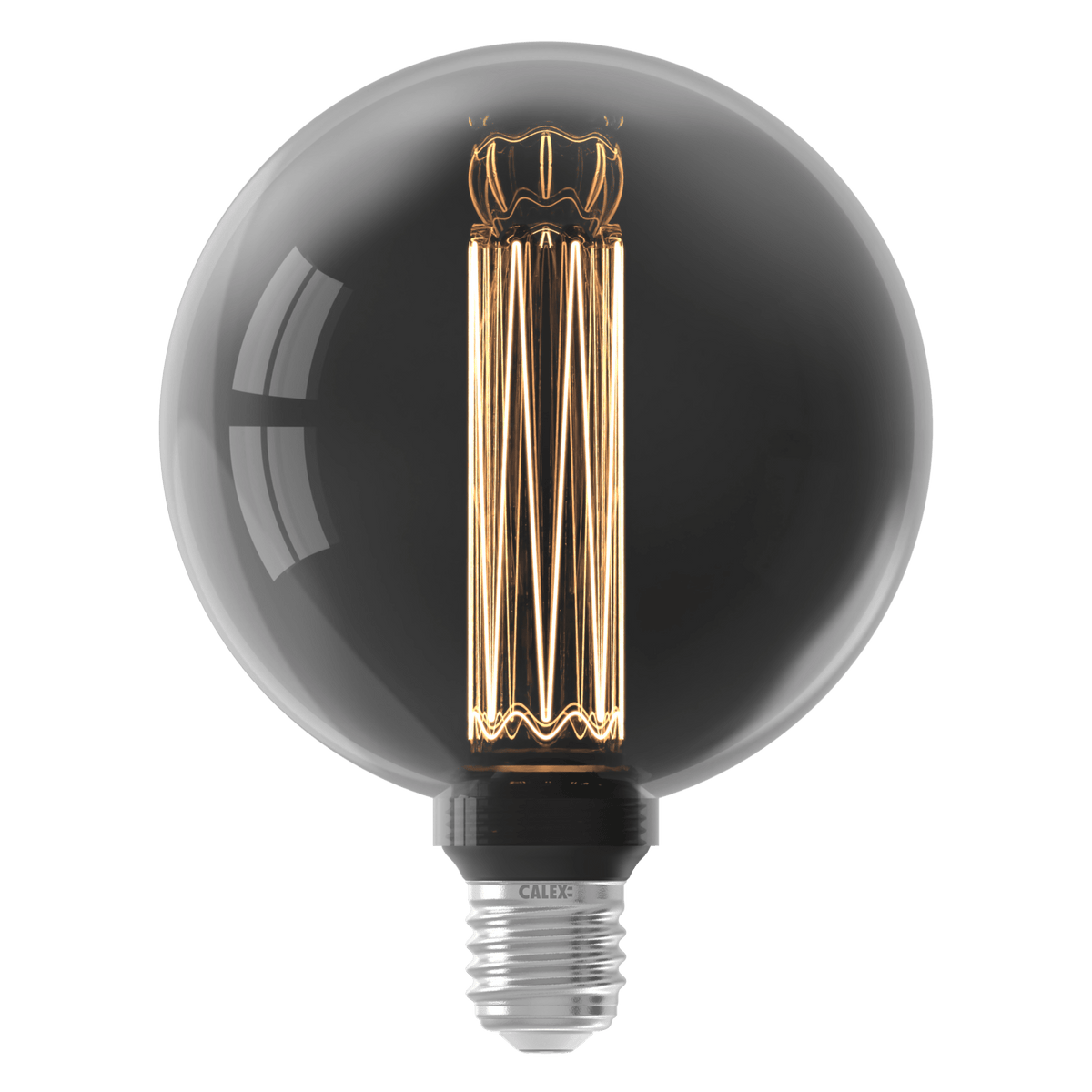 Calex Ampoule LED Série Crown - E27 - G125 - Titane