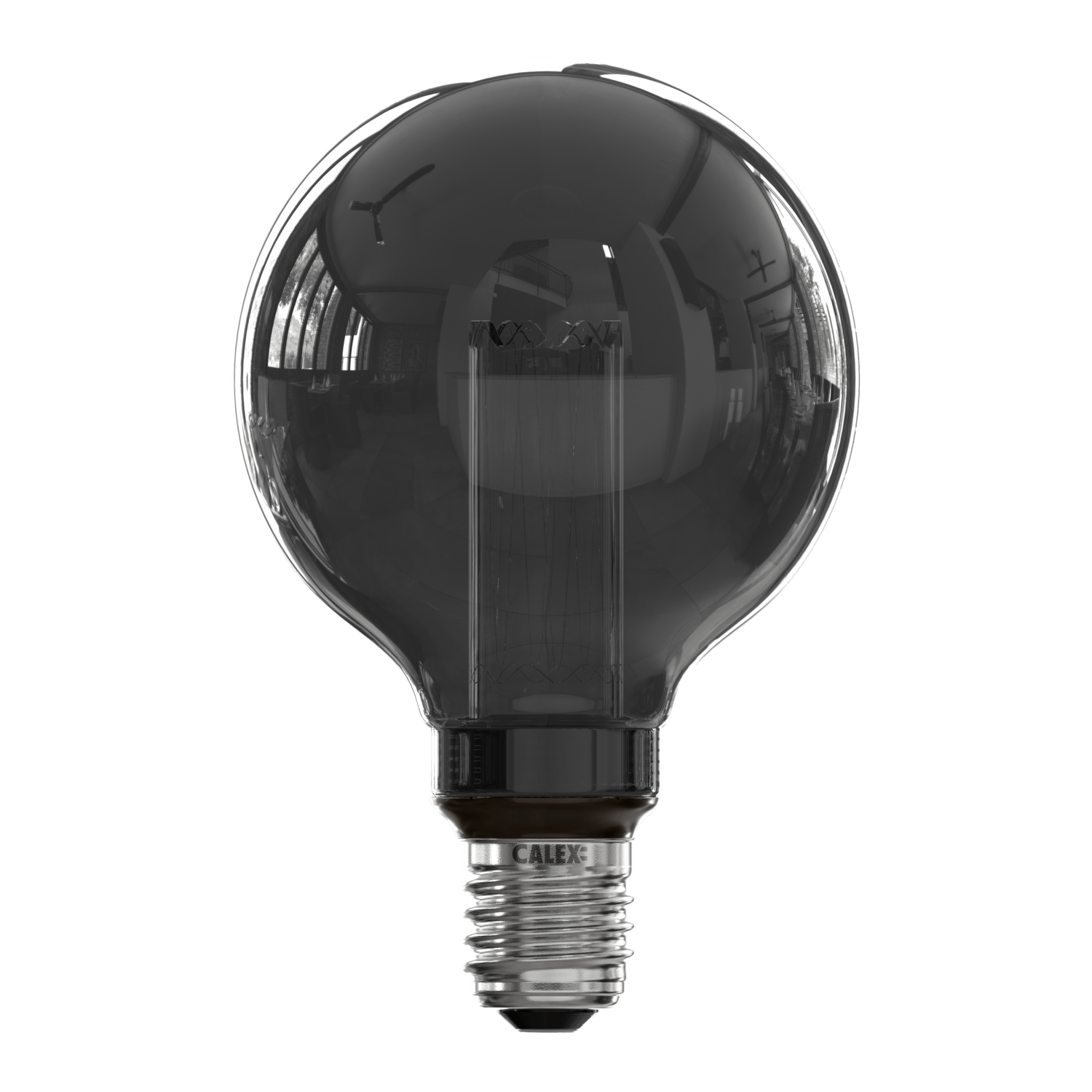 Calex Crown Series LED Bulb - E27 - G95 - Titanium