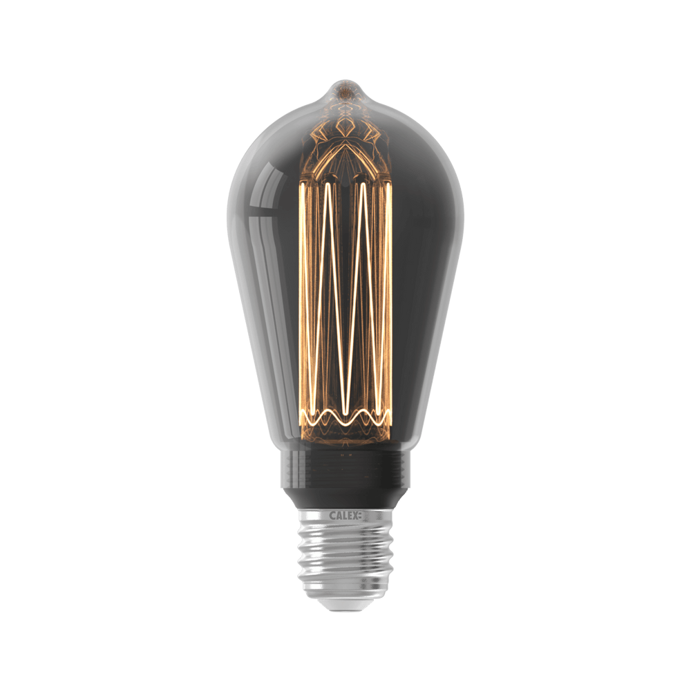 Calex Crown Series LED Bulb - E27 - ST64 - Titanium