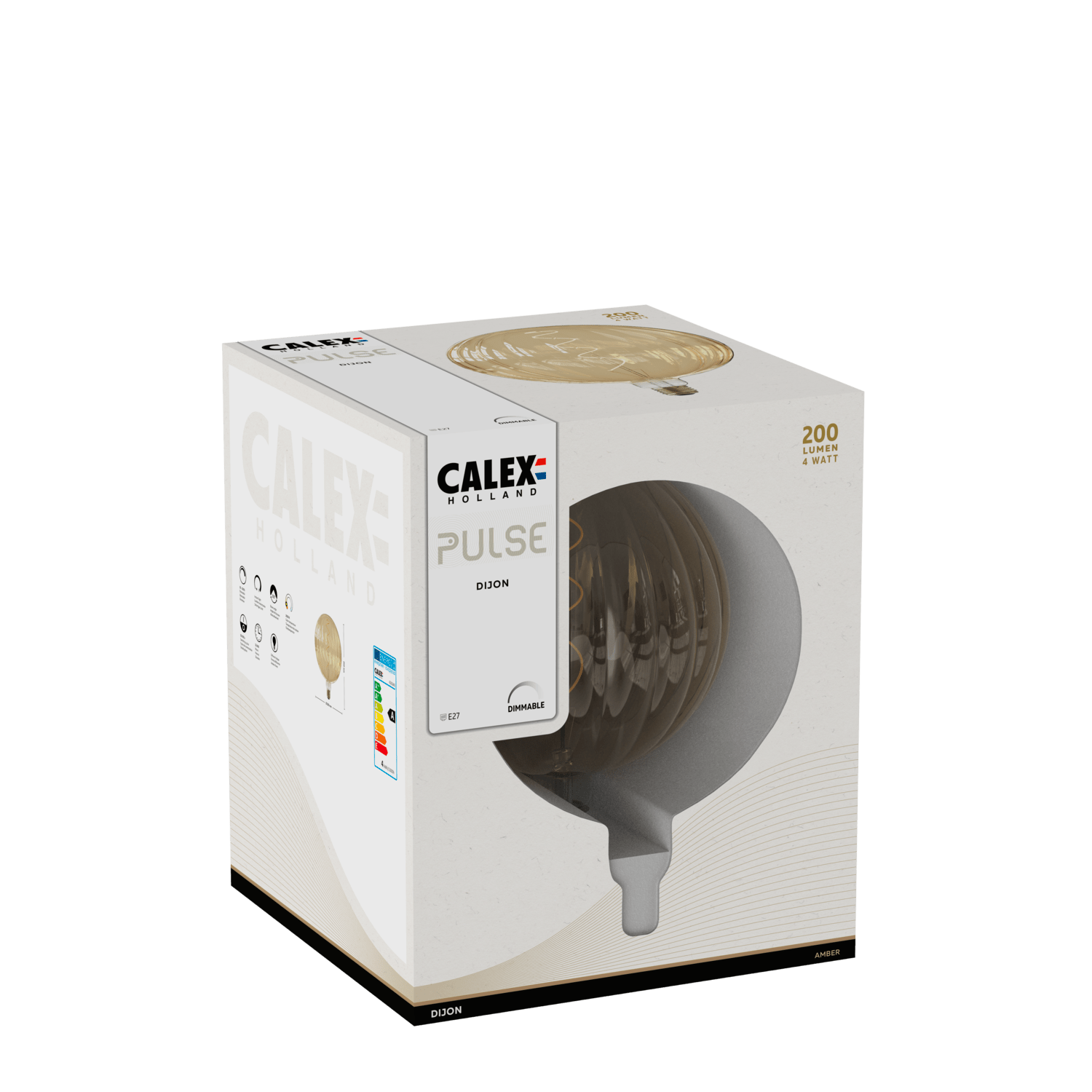 Calex Dijon Bulb - E27 - Filament - Amber