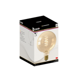 Calex Flex Filament LED Lamp - E27 - G125 - Gold