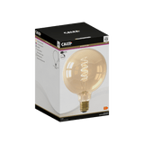 Calex Flex Filament LED Lamp - E27 - G125 - Gold