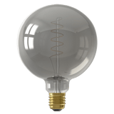 Calex Spiraal Filament LED Lamp - E27 - G125 - Titanium