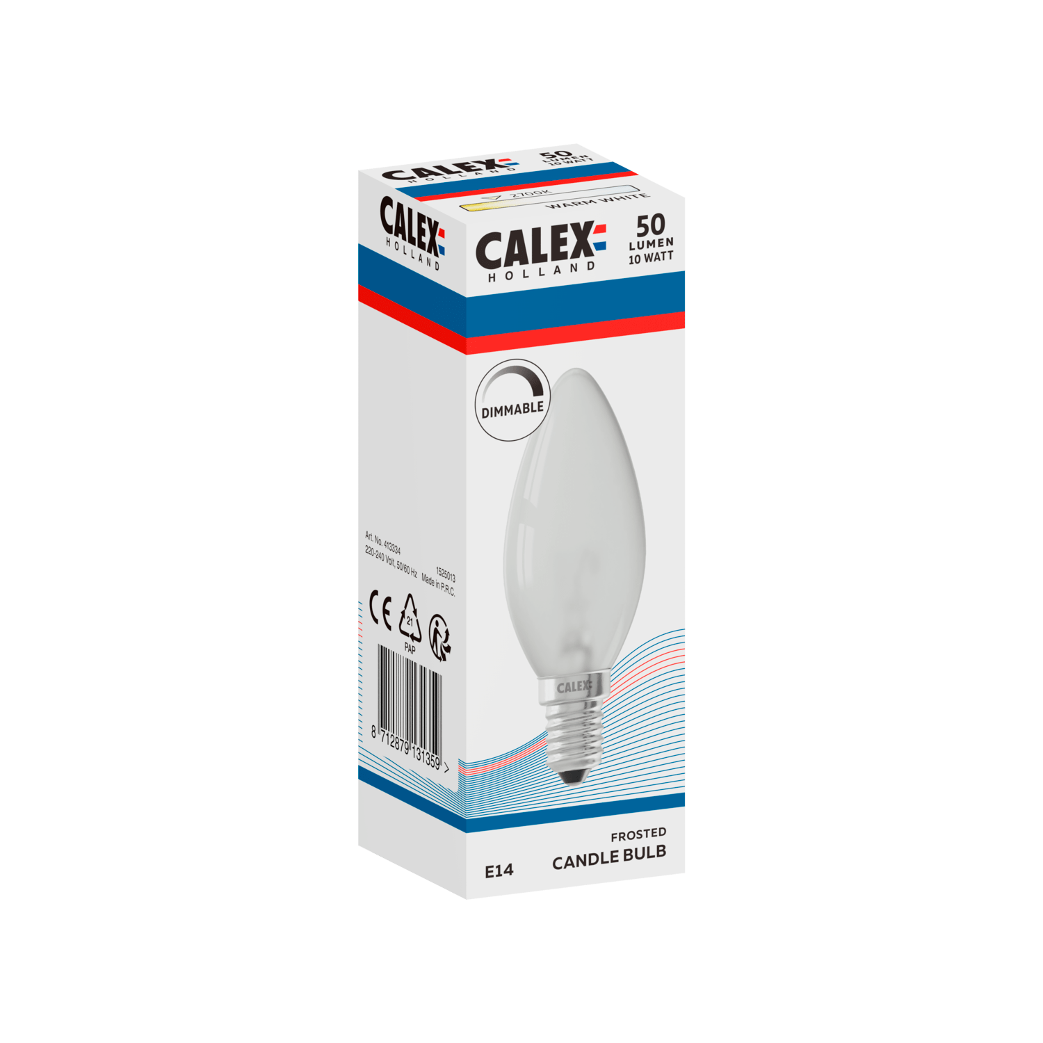 Calex Incandescent Bulb - E14 - B35 - White