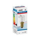Calex Incandescent Oven Bulb - E14 - T25 - Clear - 25W - 300°C