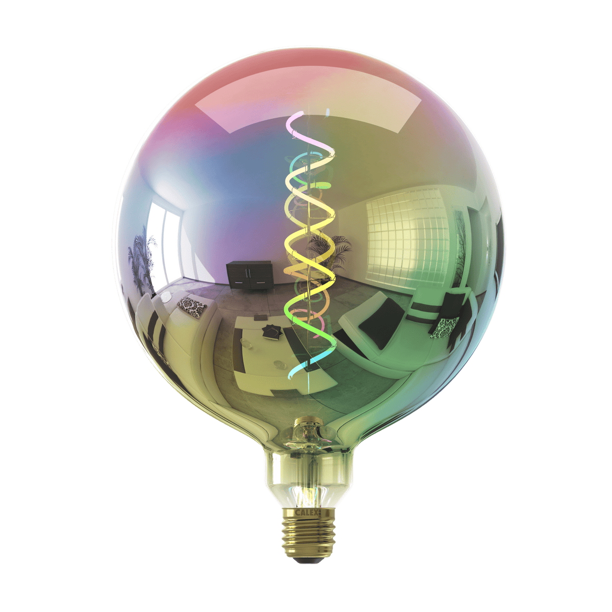 Calex Kalmar Lamp - E27 - Filament - Opaal - Warm Wit - 4W