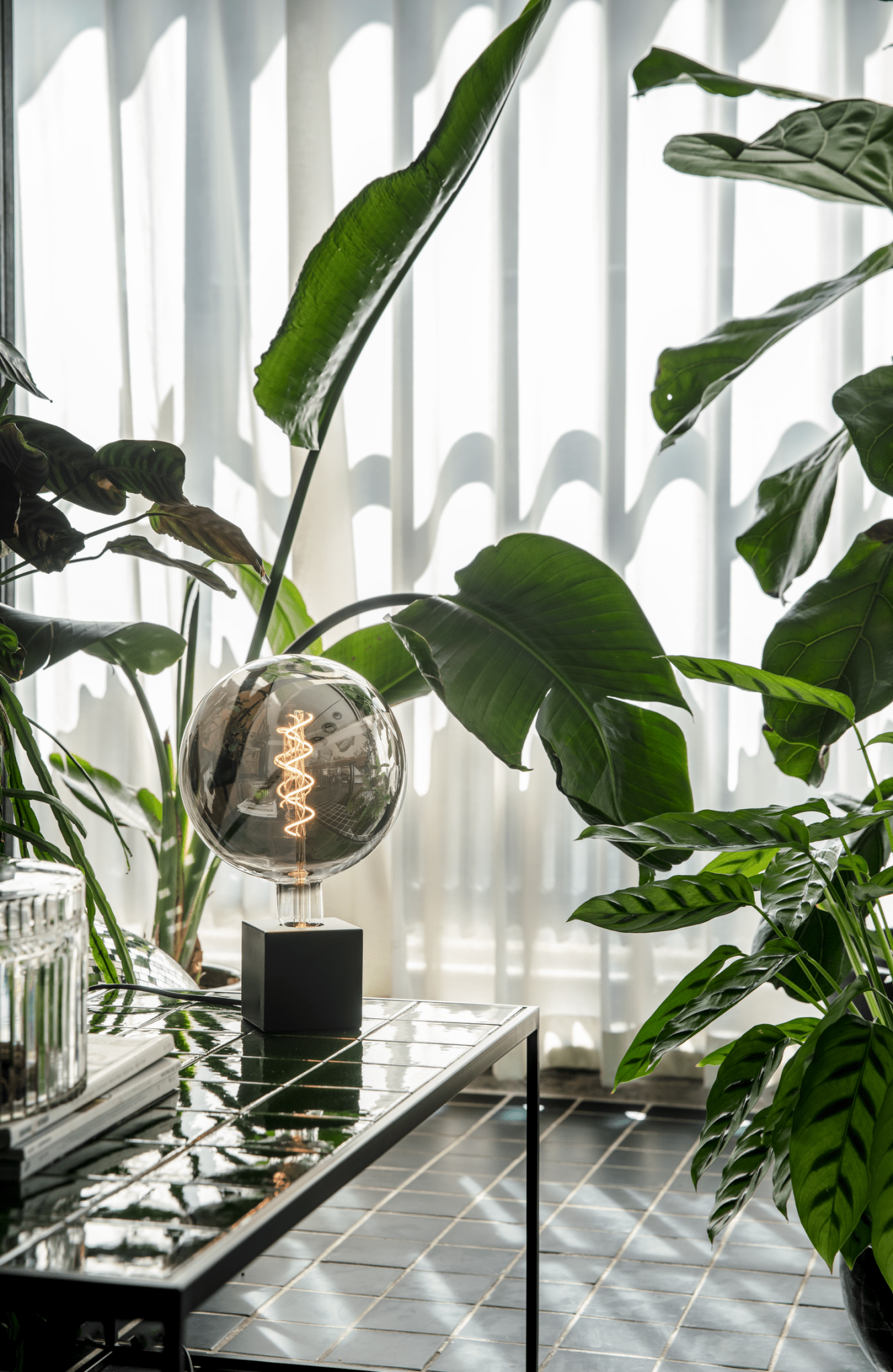 Calex Kalmar Bulb - E27 - Filament - Titanium