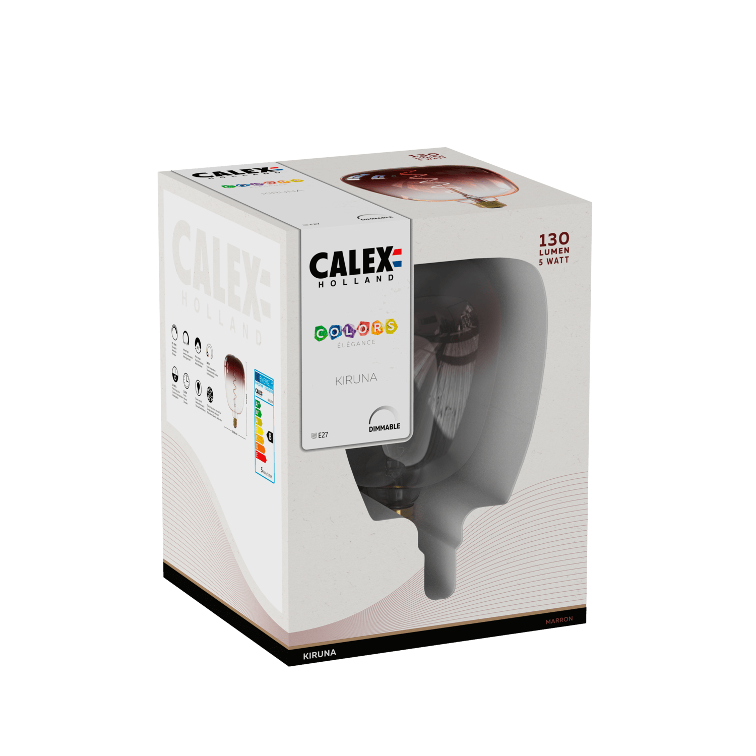 Calex Kiruna LED Bulb - E27  - Marron