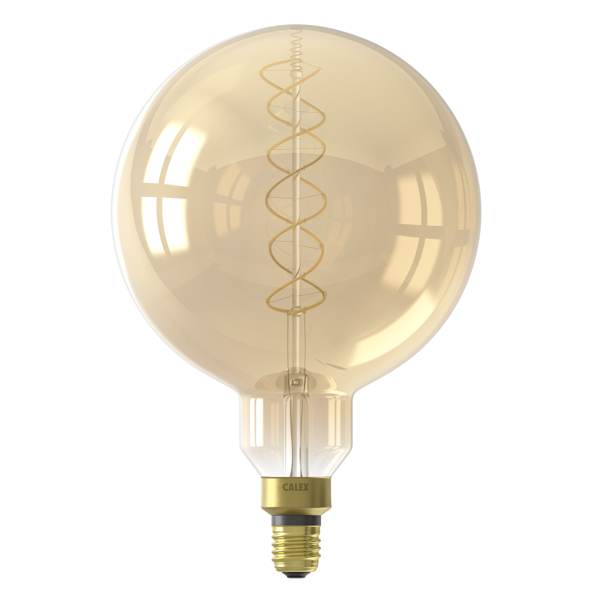 Calex Mega Globe Bulb - E27 - Filament - Gold