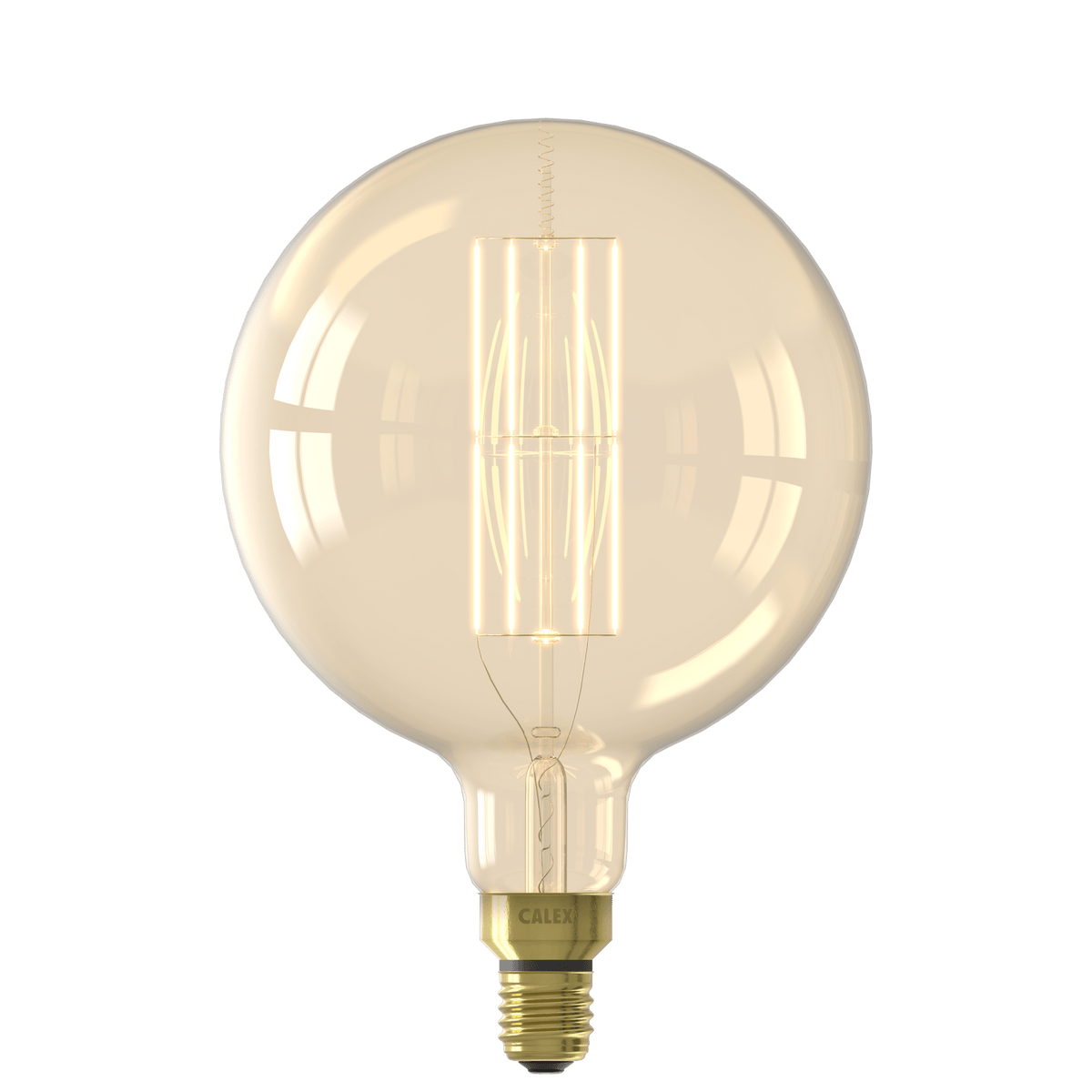 Calex Mega Globe Bulb - E27 - Filament - Gold