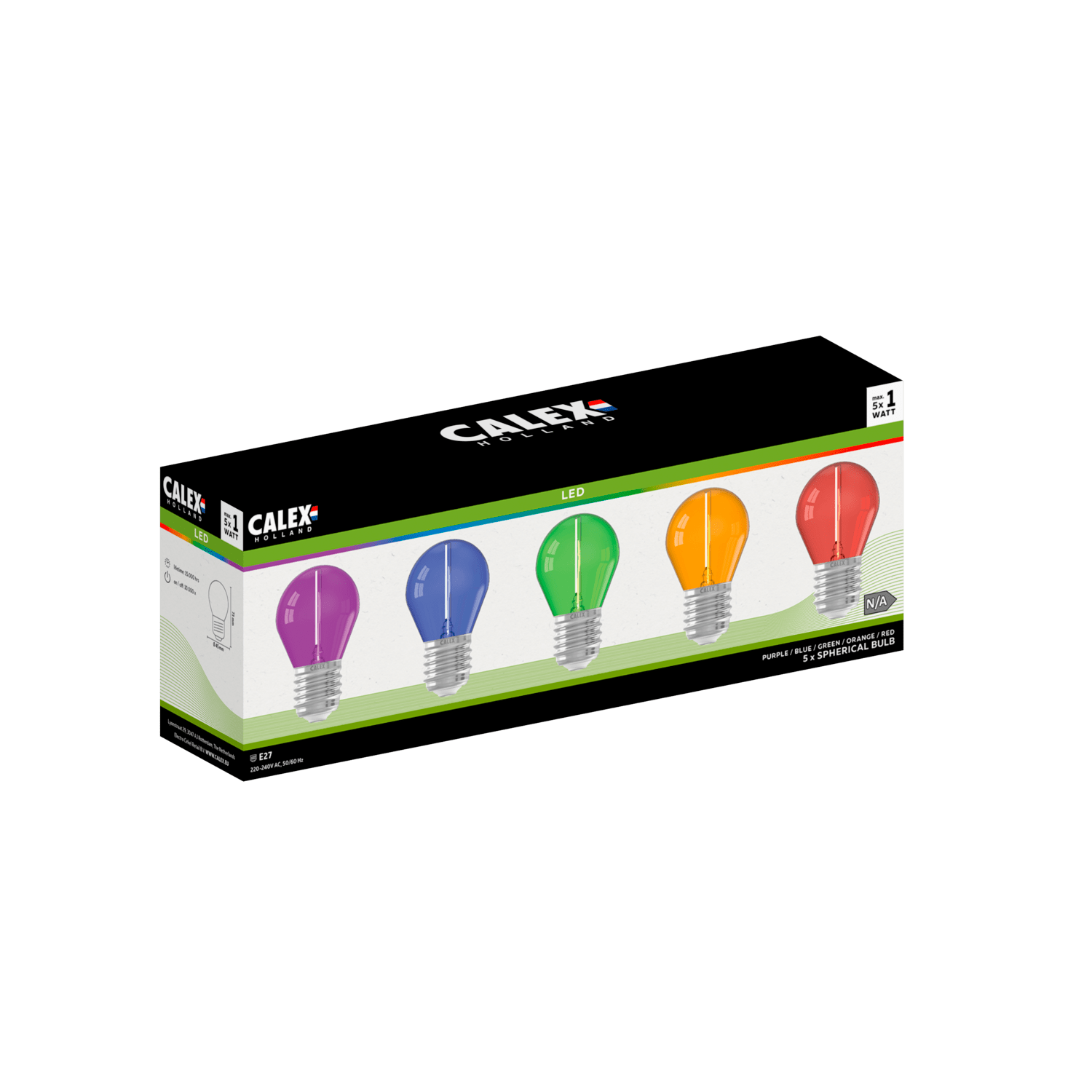 Calex Party Bulb - E27 - P45 - Party set