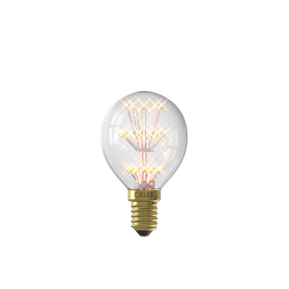 Calex Pearl LED Lamp - E14 - P45 - Clear - 1W