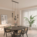Calex Hanglamp - 3x E27 - Zwart