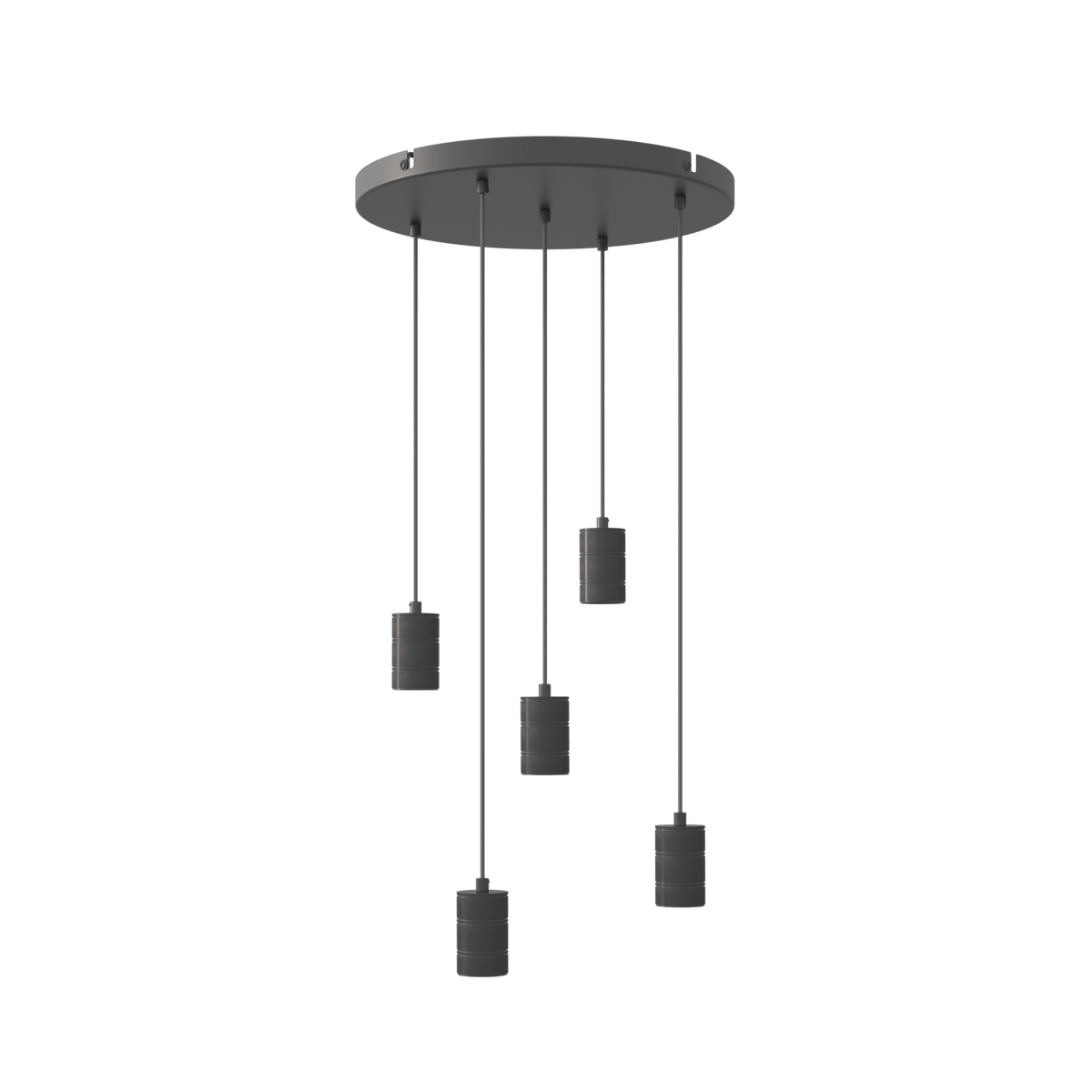 Calex Hanglamp - 5x E27 - 50cm - Zwart