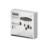Calex Hanglamp - 5x E27 - 50cm - Zwart