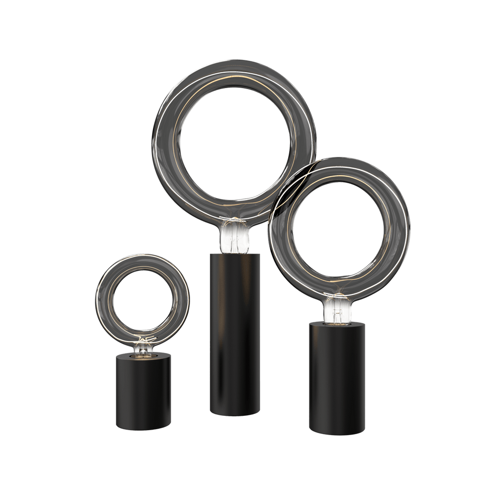 Calex Rada combi set LED Lamp Titanium - E27 - 4/5/6W - Dimbaar