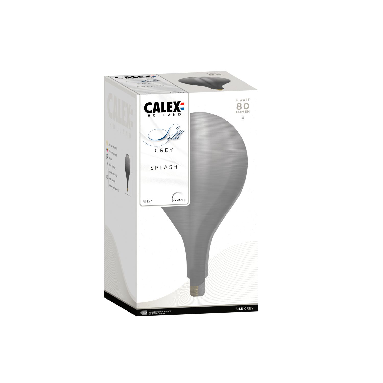 Calex Silk Splash LED Lamp - E27 - Goud