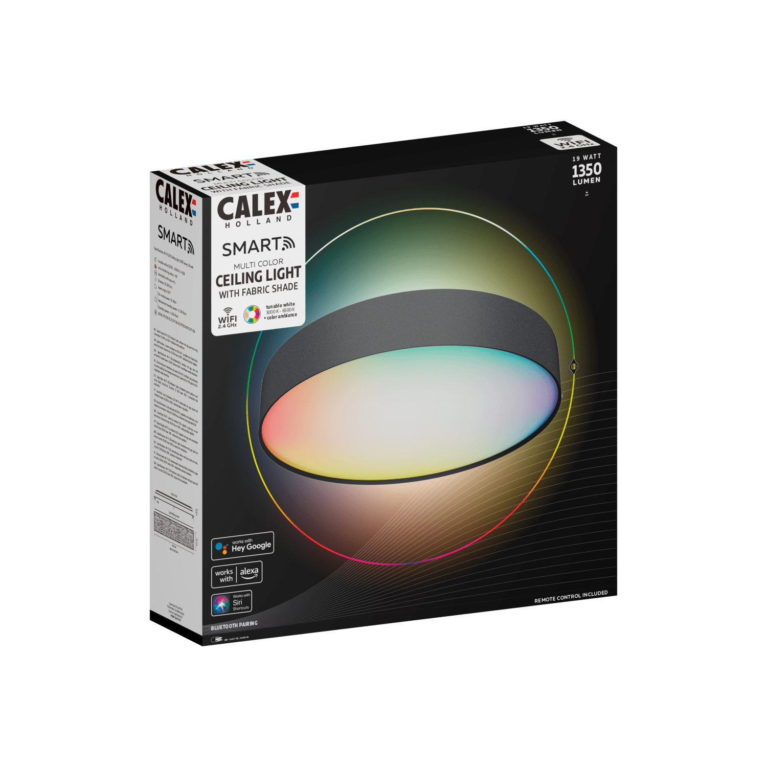 Calex Smart Plafondlamp 30cm - RGB + CCT