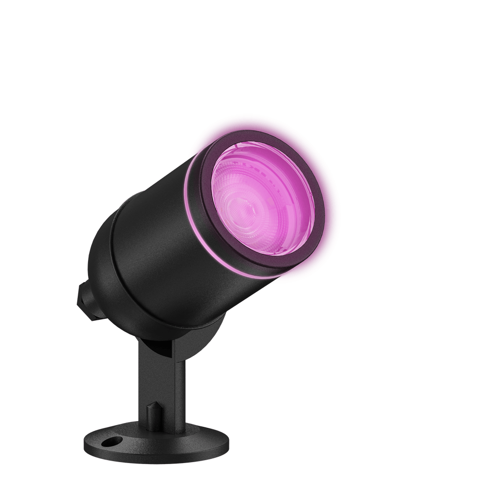 Calex Smart Spot de Sol - RGB + CCT - Noir