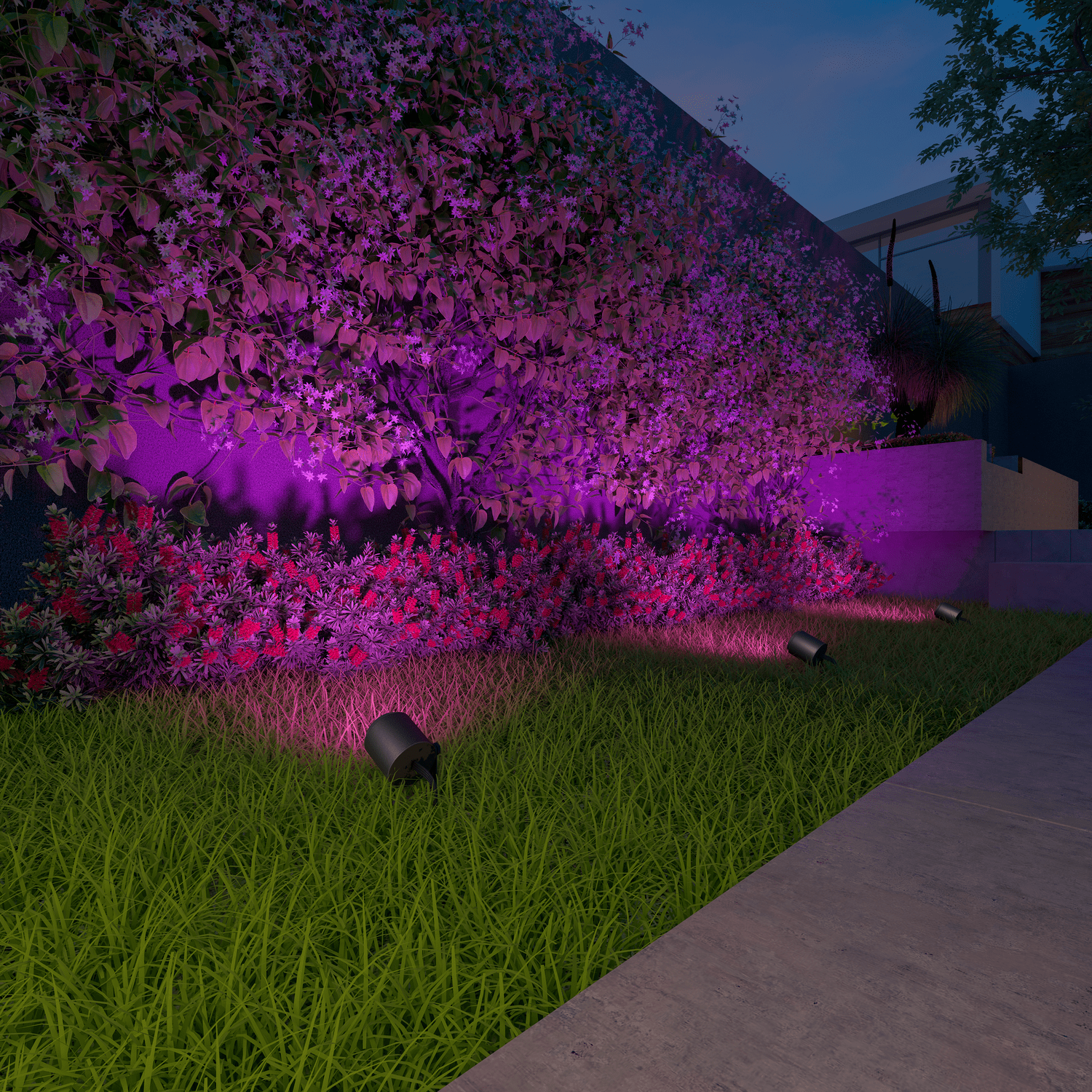 Calex Smart Grondspots 24V - Set van 3 - RGB + CCT