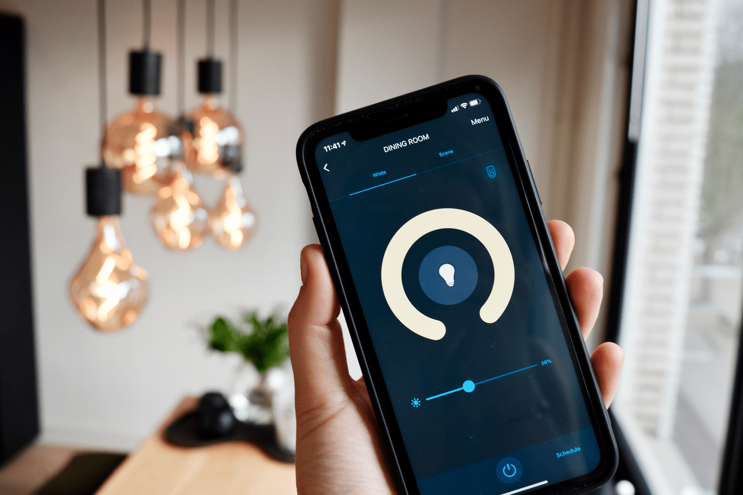 Calex Smart LED Bulb - E27 - Filament - G200 - Gold - Warm White - 7W