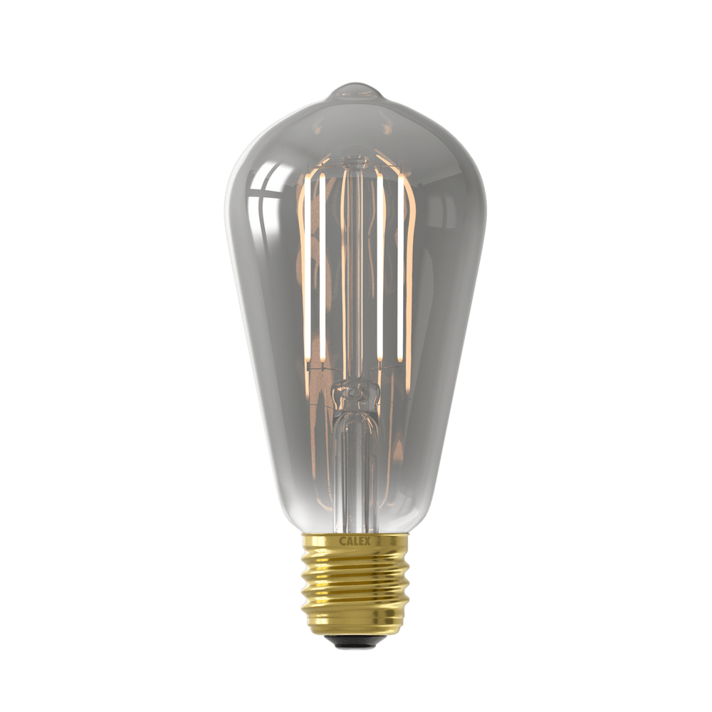 Calex Smart LED Bulb - E27 - Filament - ST64 - CC - Titanium