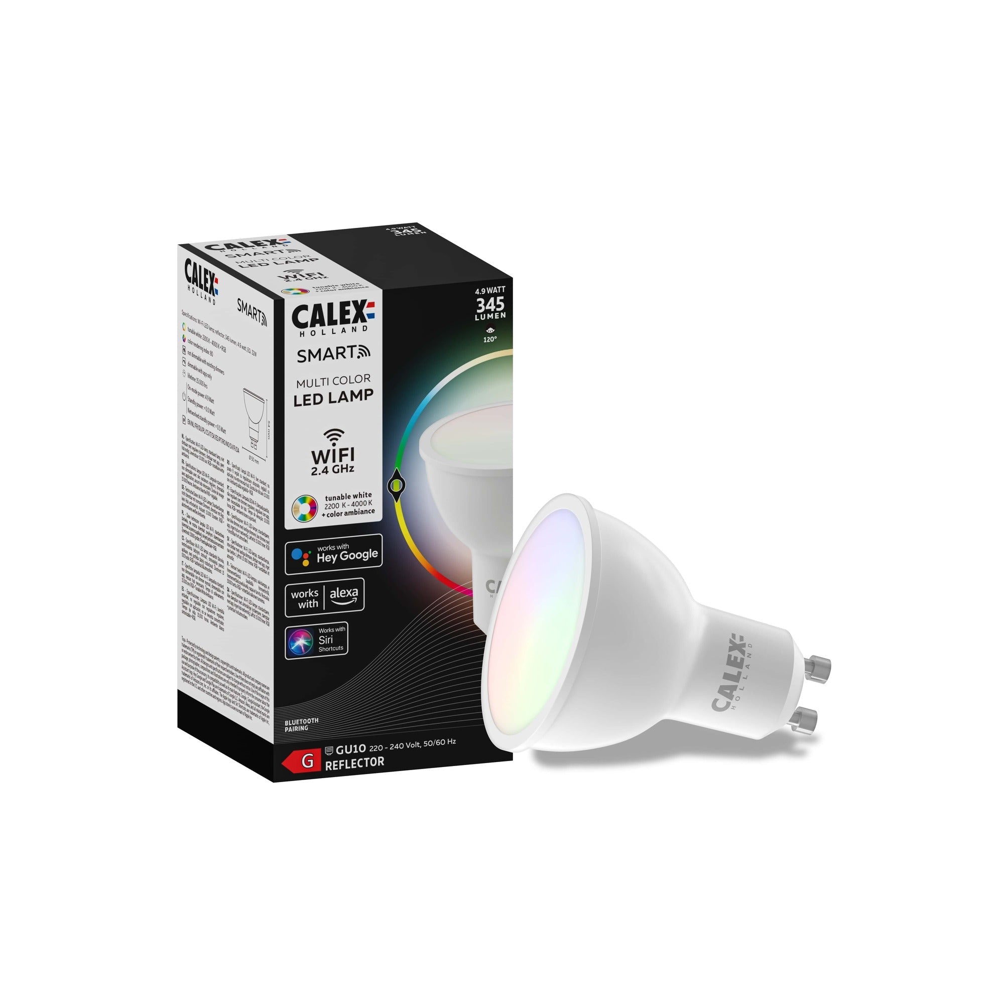 Calex Smart LED Bulb - GU10 - RGB + CCT