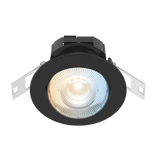 Calex Slimme LED Inbouwspot - Warm Wit - Zwart