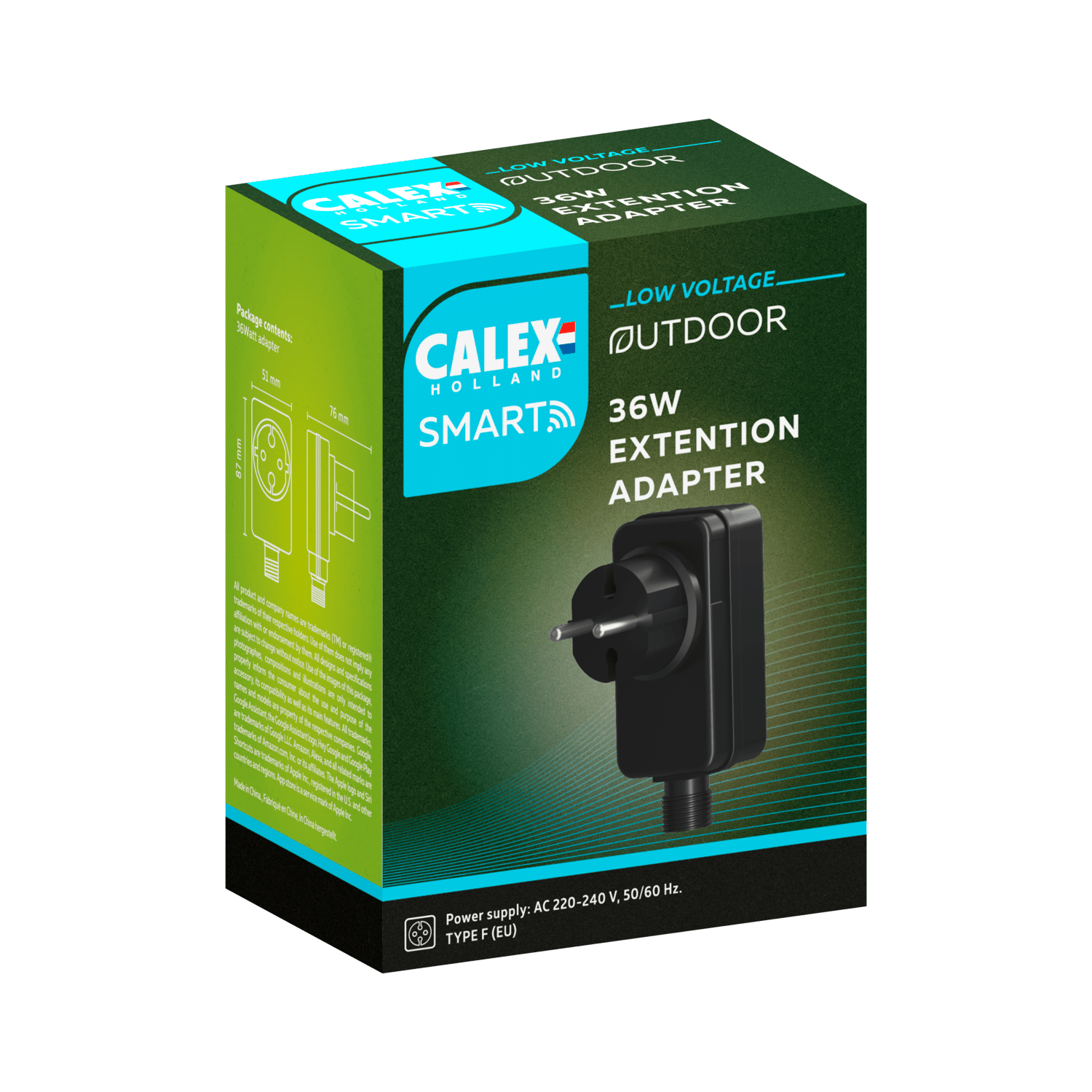 Calex Smart Buiten Adapter - Zwart