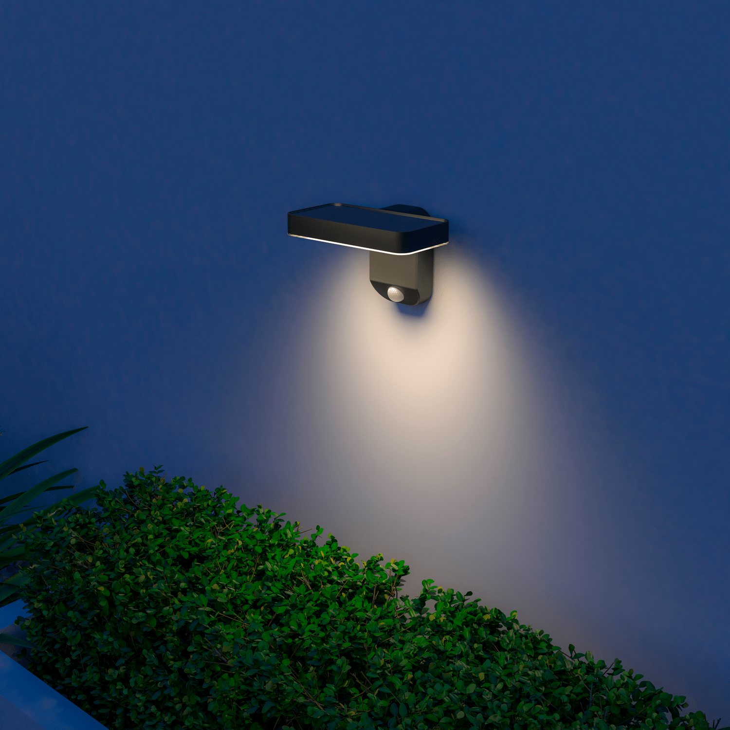 Calex Smart Solar Wandlamp - RGB + CCT - Zwart