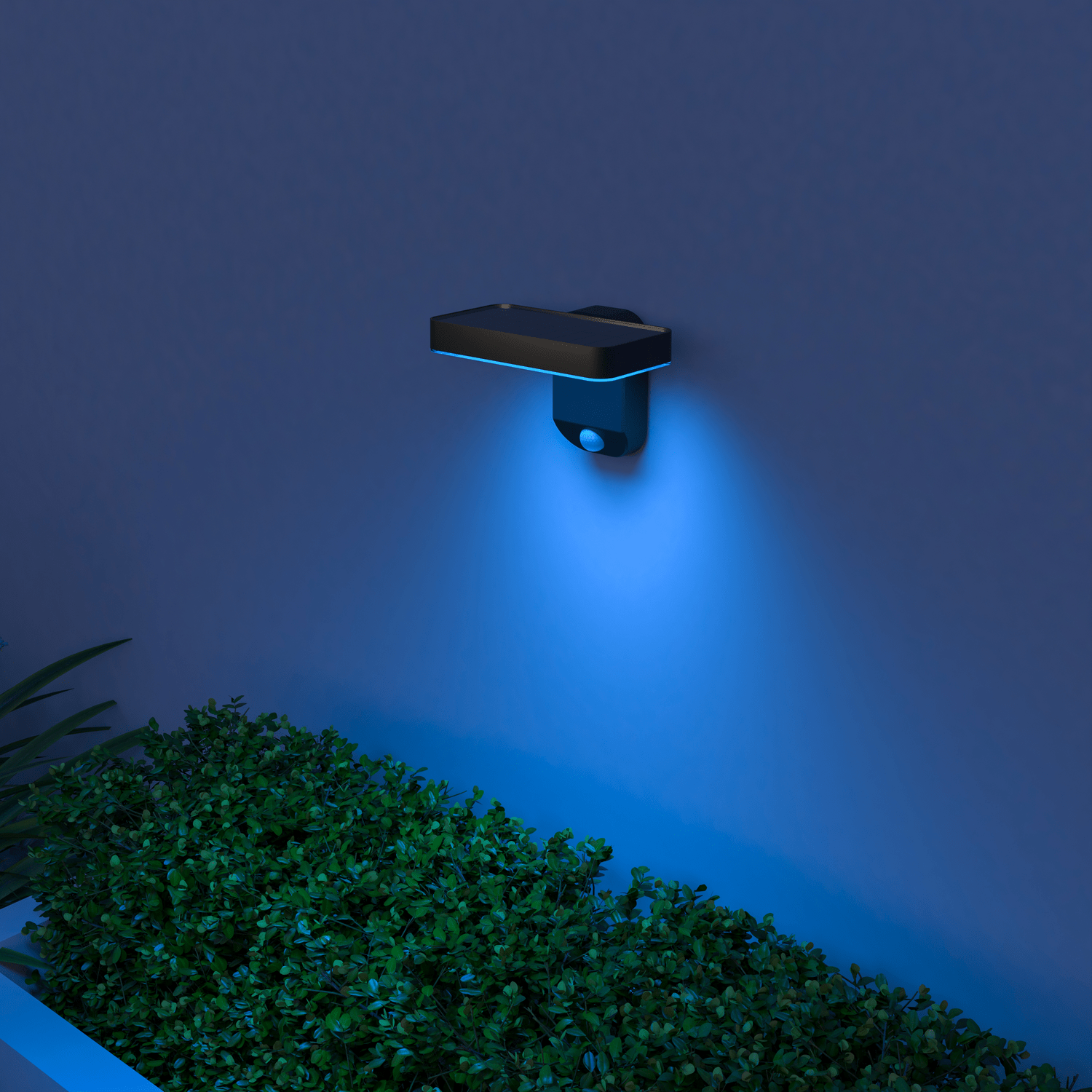 Calex Smart Solar Wandlamp - RGB + CCT - Zwart