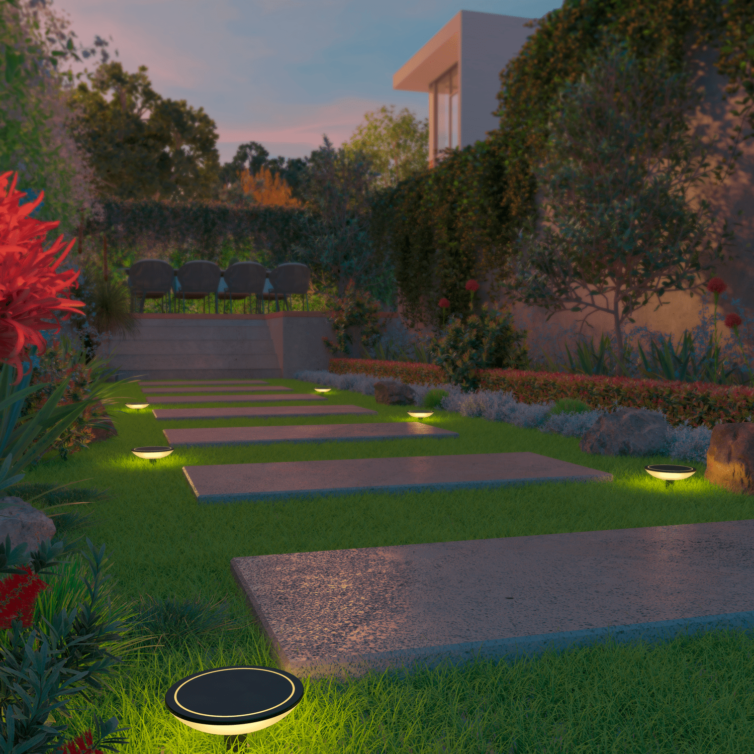 Calex Smart Padverlichting 24V - Set van 3 - RGB + CCT