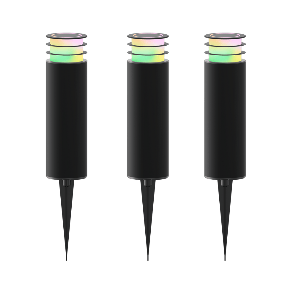 Calex Smart Sokkellamp 24V - Set van 3 - RGB + CCT