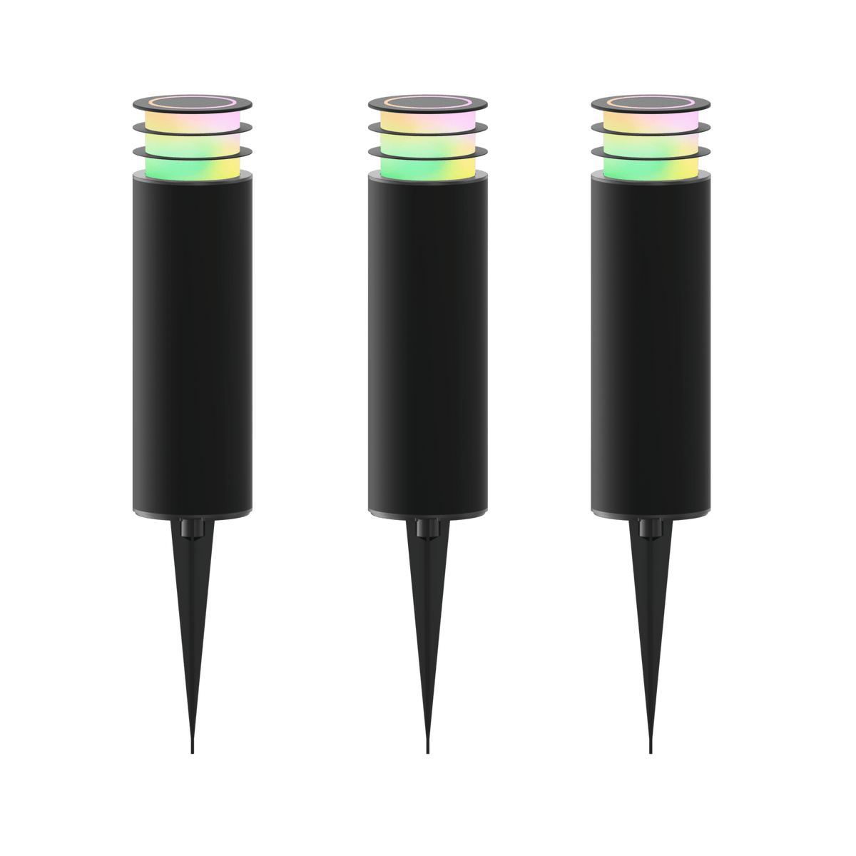 Calex Smart Sokkellamp 24V - Set van 3 - RGB + CCT