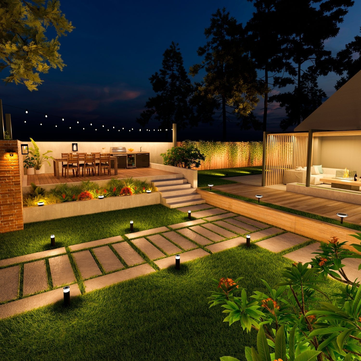 Calex Smart Sokkellamp 24V - Set van 3 - RGB + CCT