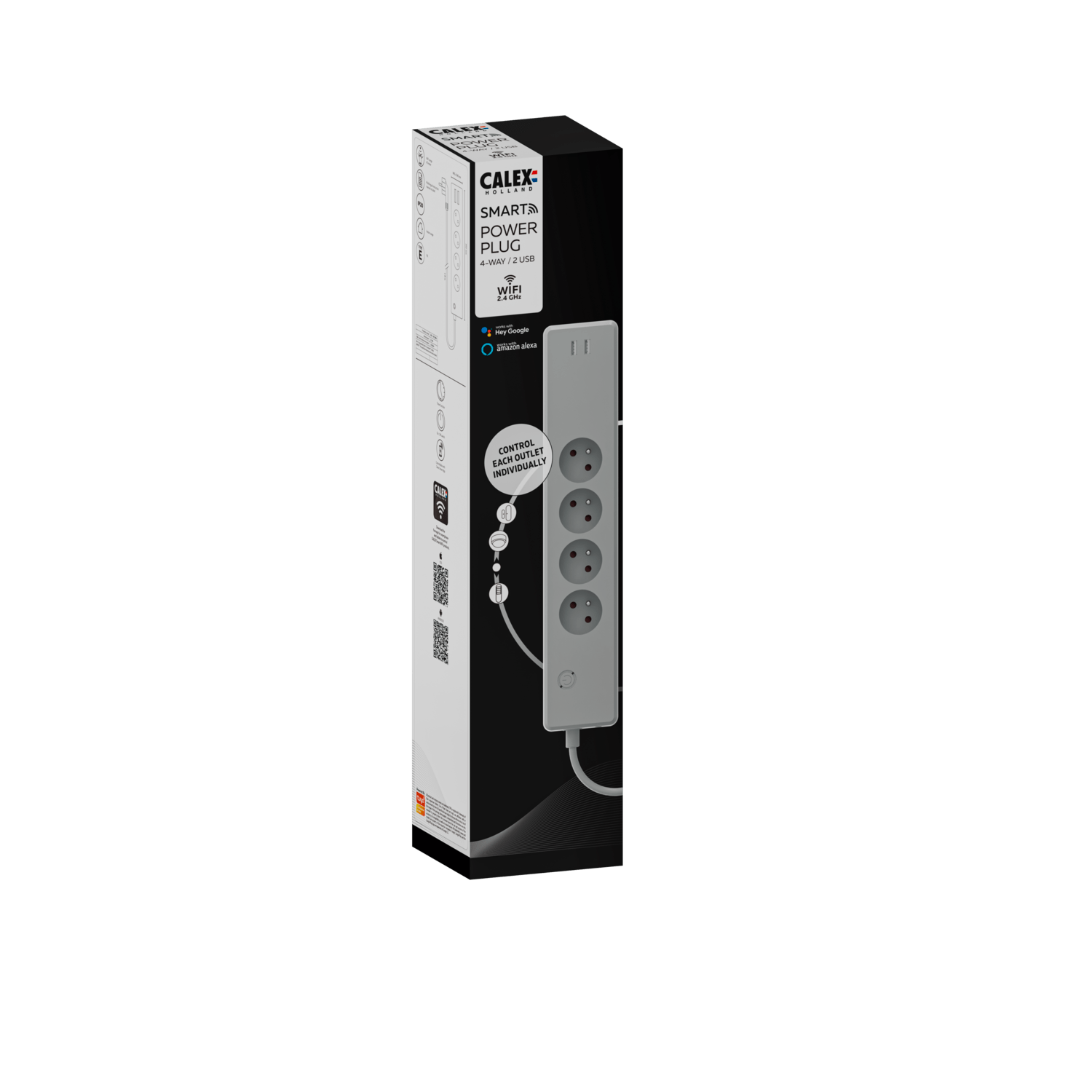 Calex Slimme Powersocket BE/FR - 2 x USB-A